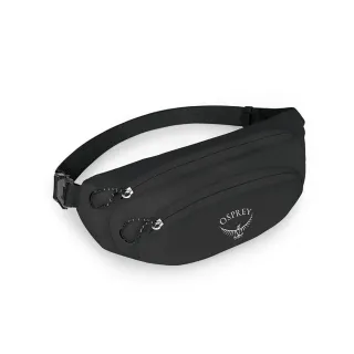 【Osprey】UL Stuff Waist Pack 輕量休閒腰包 黑色(運動腰包 旅行腰包)