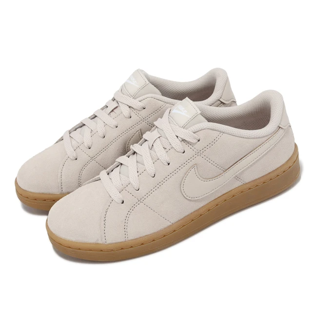 NIKE 耐吉 休閒鞋 Court Royale 2 Suede 奶茶 焦糖底 女鞋 麂皮(CZ0218-100)