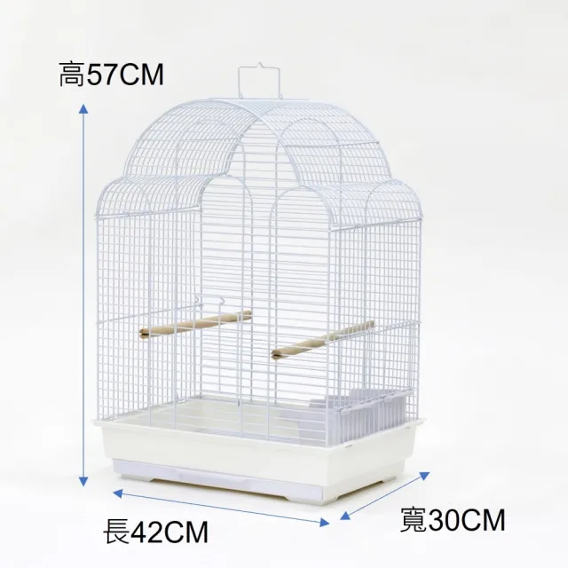 【HAPPY HOME 歡樂屋】A700 精美造型別墅款鳥籠 上久系列(飼料 寵物籠 玩具 鳥籠 鸚鵡籠)