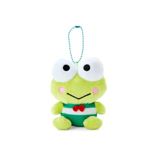 【SANRIO 三麗鷗】經典坐姿造型絨毛玩偶吊飾 大眼蛙