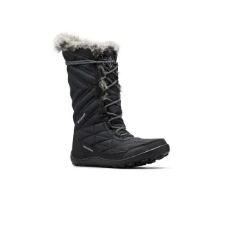 【Columbia 哥倫比亞】女款-MINX™Omni-Tech鋁點蓄熱防水長筒雪靴-黑色(UBL59640BK/HF)