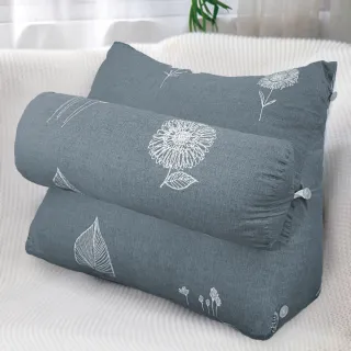 【格藍傢飾】MIT親膚抗菌三角多功能抬腿/靠枕-2入(多款可選 腰靠枕 靠墊 足枕 背靠墊)