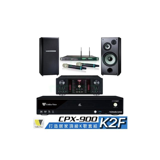 【金嗓】CPX-900 K2F+FNSD A-480N+ACT-8299PRO++TDF M-103(4TB點歌機+擴大機+無線麥克風+喇叭)