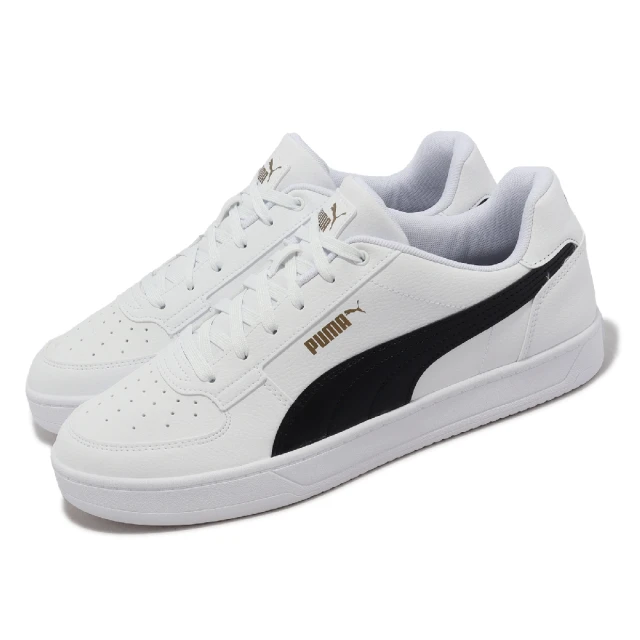 PUMA 休閒鞋 Caven 2.0 白 黑 男鞋 女鞋 小白鞋 皮革 復古 百搭 情侶鞋(392290-03)