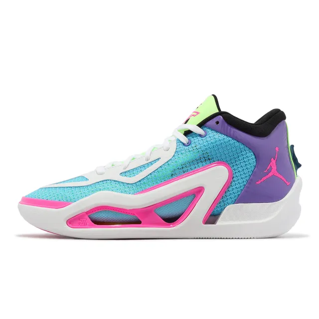 【NIKE 耐吉】籃球鞋 Jordan Tatum 1 PF Wave Runner 藍 紫 男鞋 棕梠樹(FV0171-400)