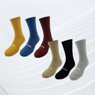 【WOAWOA】2入組 經典素色 極致速乾美麗諾羊毛登山襪(羊毛襪 機能襪 除臭襪 長襪 運動 登山 12007918)