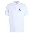 【KENZO】男款 刺繡BOKE FLOWER 短袖POLO衫-白色(M號、L號、XL號)