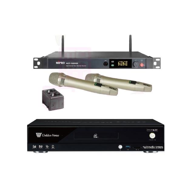 【金嗓】CPX-900 K2F+MIPRO ACT-5889G(4TB電腦伴唱機+無線麥克風)