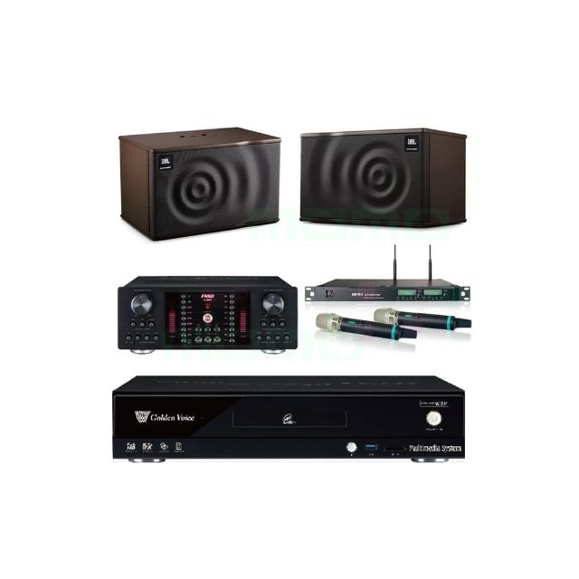 【金嗓】CPX-900 K2F+FNSD A-480N+ACT-8299PRO++JBL MK10(4TB點歌機+擴大機+無線麥克風+喇叭)