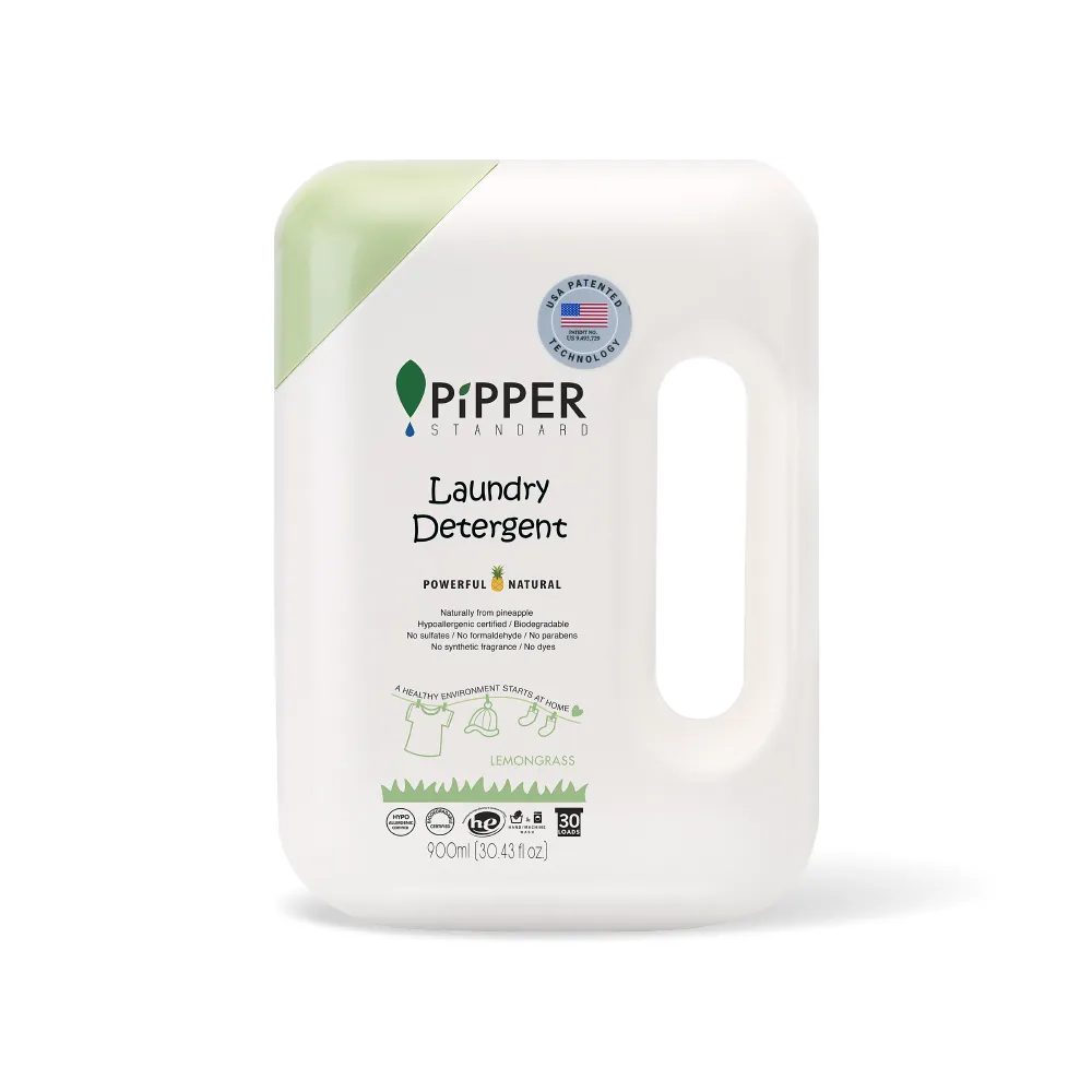 【PiPPER STANDARD】沛柏鳳梨酵素洗衣精900ml(檸檬草/尤加利)