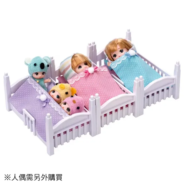 【TAKARA TOMY】Licca 莉卡娃娃 配件 LF-06 三胞胎嬰兒床(莉卡 55週年)