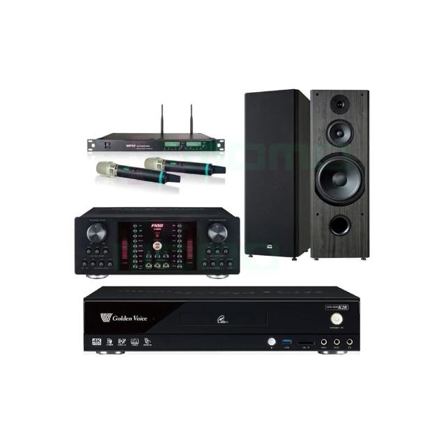 【金嗓】CPX-900 K2R+FNSD A-480N+ACT-8299PRO++OK-901B(4TB點歌機+擴大機+無線麥克風+喇叭)