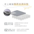 【藤原傢俬】黑豆腐3D全透氣硬式獨立筒床墊雙人(5尺)