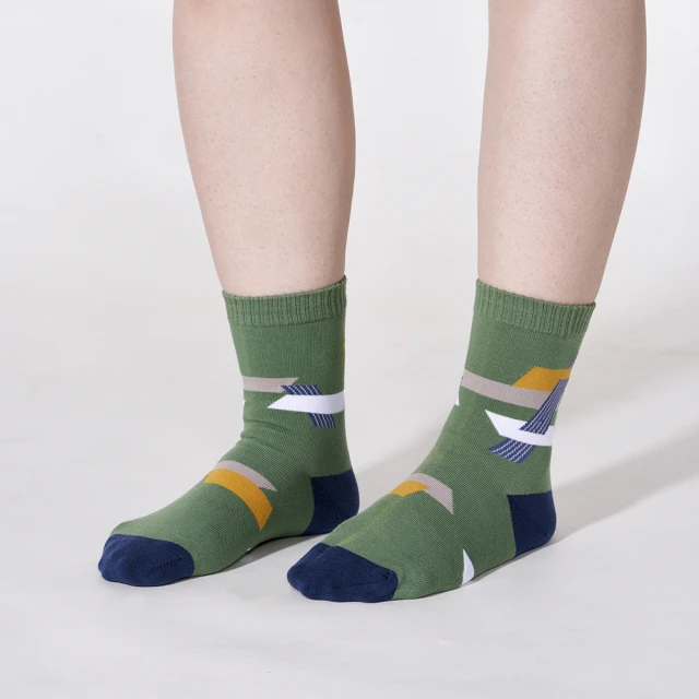 【needo socks】平行宇宙 3:4(棉襪/分左右腳的襪子/台灣設計製造/特殊舒適腳尖)