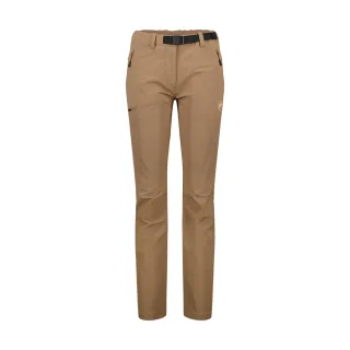 【Mammut 長毛象】Yadkin 2.0 SO Pants AF W 日系彈性防潑水登山長褲 深沙褐 女款 #1021-01220