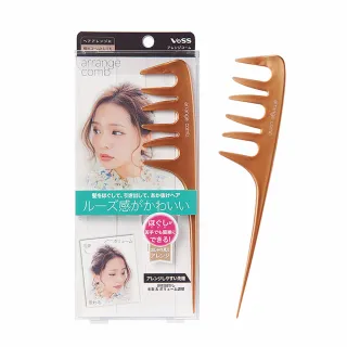 【VESS】日本製空氣感造型髮梳(魚骨梳空氣感造型梳子蓬鬆尖尾梳扁梳排梳日本製)