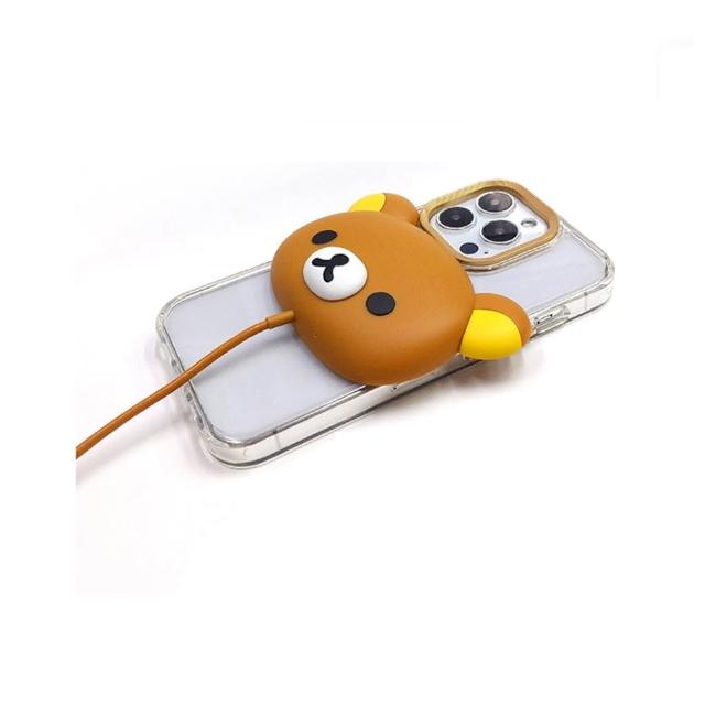 【Rilakkuma 拉拉熊】CRL-173 15W 磁吸無線充電盤(MagSafe/附底座)