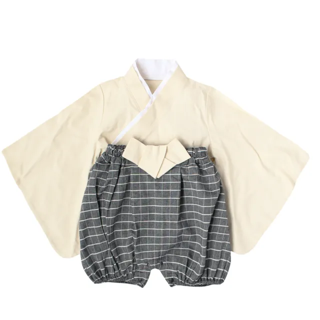 【Baby 童衣】任選 寶寶造型服套裝 二件式日本和服套裝 12002(蔚藍)