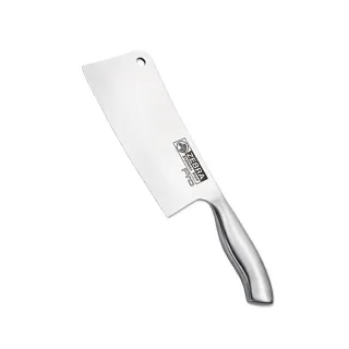 【ZEBRA 斑馬牌】全鋼美式菜刀 Pro - 7吋 / 菜刀 / 料理刀 / 剁刀(國際品牌 質感刀具)