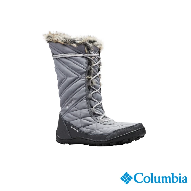 Columbia 哥倫比亞 女款-MINX™Omni-Tech鋁點蓄熱防水長筒雪靴-灰色(UBL59640GY/HF)