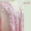 【MFN 蜜芬儂】質感粉色兩件式寬帶睡衣(出清特價)