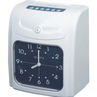 【UFOTEC】S2 六欄位/點矩陣雙色指針款微電腦打卡鐘(附2入色帶+50張卡片)