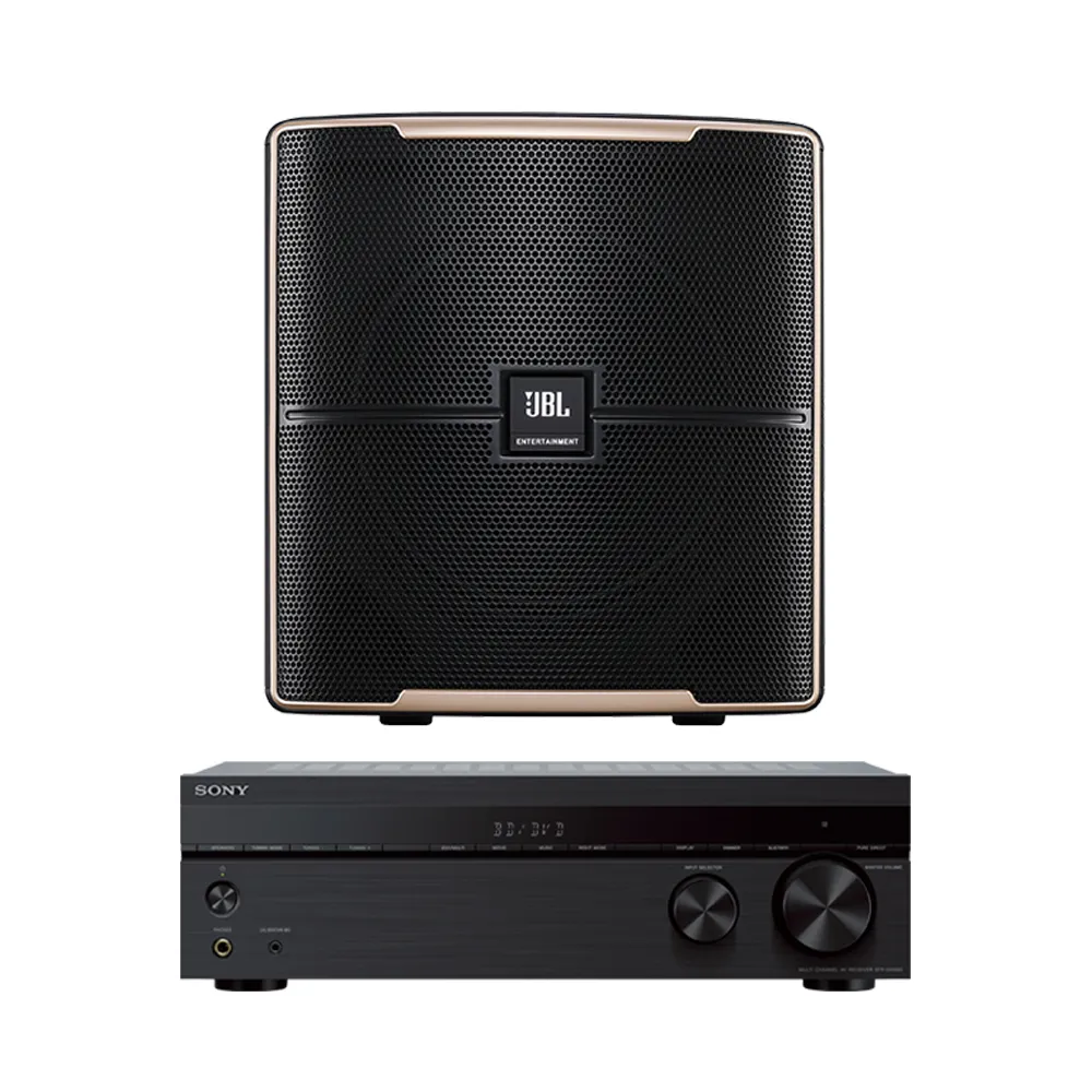 【SONY 索尼】5.2聲道環繞擴大機+JBL專業重低音喇叭音響(SONY-DH590+JBL PASION 12sp)