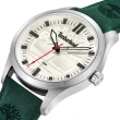 【Timberland】天柏嵐 經典綠色大三針石英腕錶(TDWGA0029604)