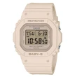 【CASIO 卡西歐】BABY-G 簡約纖薄方形電子腕錶 母親節 禮物(BGD-565-1/BGD-565-4/BGD-565-7)