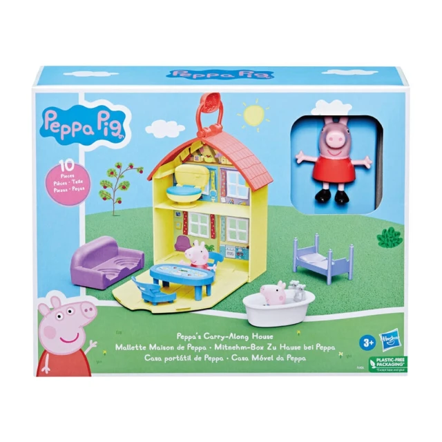 ToysRUs 玩具反斗城ToysRUs 玩具反斗城 Peppa Pig粉紅豬小妹 佩佩的家手提遊戲組