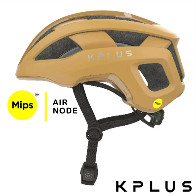 KPLUS 單車安全帽公路競速NOVA 可拆洗Mips Air Node Helmet-芥末黃