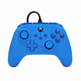 【PowerA】XBOX 官方授權副廠 有線遊戲手把(1519367-01-藍)