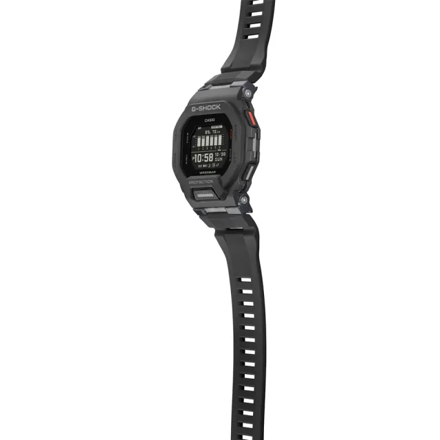 【CASIO 卡西歐】G-SHOCK 藍牙連線方形運動腕錶 禮物推薦 畢業禮物(GBD-200-1)