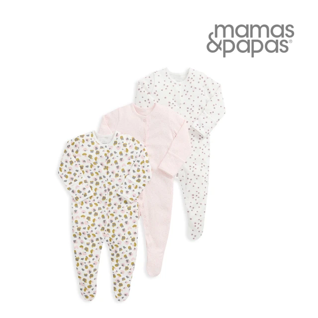 【Mamas & Papas】原野印記-連身衣3件組(4種尺寸可選)