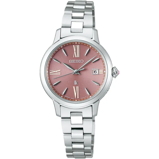 【SEIKO 精工】LUKIA 日本主打款 太陽能電波女錶 送6入手錶收藏盒(SSVW219J/1B32-0AY0P)