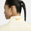 【NIKE 耐吉】長袖上衣 Nike Therma-FIT  訓練 AS W NK WELLNESS RUN LS HALF Z 女 椰奶色(FV3973113)