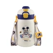【優貝選】迪士尼明星 316不鏽鋼直飲式/吸管式 一蓋兩用兒童水壺(平輸品)