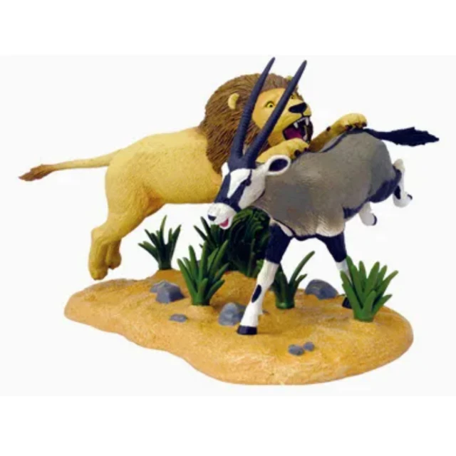 4D MASTER 立體拼組模型-獅子與羚羊-盒裝(22023/26810)