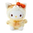 【SANRIO 三麗鷗】森林動物裝系列 造型玩偶吊飾 Hello Kitty 狐狸