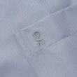 【ROBERTA 諾貝達】男裝 藍灰色短袖襯衫(台灣製 合身版)
