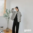 【gozo】大口袋半高領羊毛大衣(兩色)