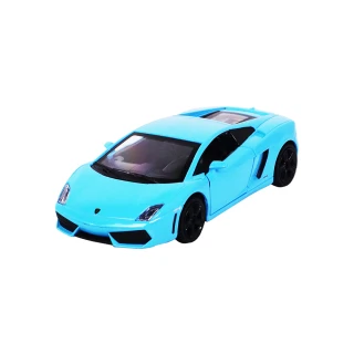 【KIDMATE】1:32合金車 Lamborghini Gallardo LP560-4藍(正版授權 迴力車模型玩具車 藍寶堅尼)