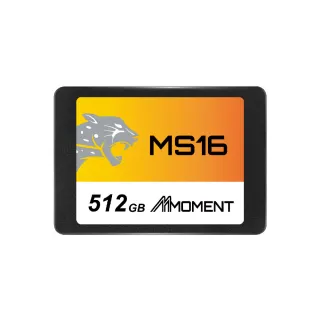 【Moment】MS16 512GB2.5吋 SATAIII SSD 固態硬碟(2.5吋 SATAIII SSD)