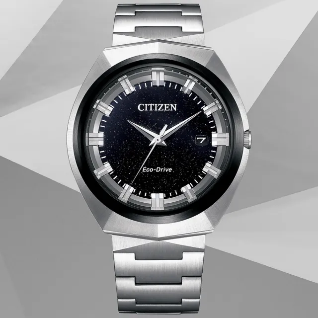 【CITIZEN 星辰】GENTS系列 無際星輝限定款 光動能腕錶 母親節 禮物 推薦(BN1014-55E)