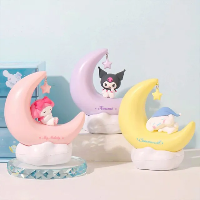 【SANRIO 三麗鷗】立體擺飾LED小夜燈(桌燈 露營 酷洛米 美樂蒂 大耳狗)