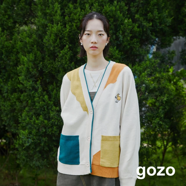 gozo 環保紗兩件式針織毛衣套裝(兩色)折扣推薦