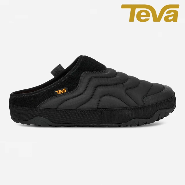 【TEVA】ReEmber Terrain 男 防潑水菠蘿麵包鞋/穆勒鞋/休閒鞋/懶人鞋 黑色(TV1129596BLK)
