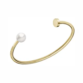 【Calvin Klein 凱文克萊】Bubbly系列淺金/金色+紅色手環-XS/S/M(ck手環)