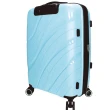【SNOW.bagshop】28吋行李箱可加大360度飛機輪(固定海關密碼鎖PC+ABS材質)