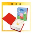 【Peppa Pig 粉紅豬】粉紅豬小妹金飾 佩佩金鎖黃金墜-約0.44錢 PZPP004(金合城銀樓)